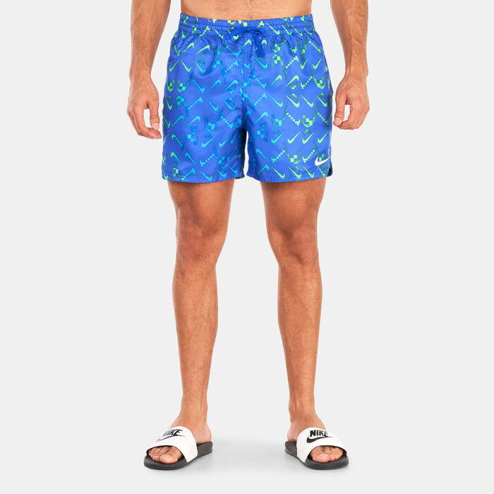 Nike Swim Men's 5 Volley Shorts Blue image number 0