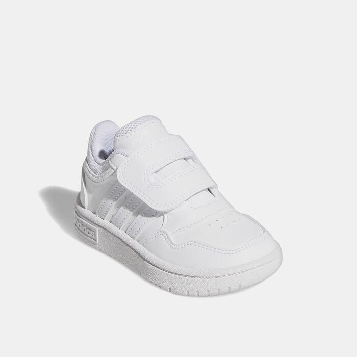 adidas Kids' Hoops Shoe White adidas Kids' Hoops Shoe White image number 1