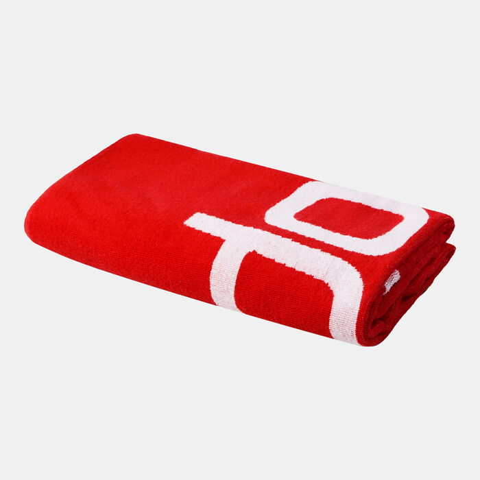 Speedo Logo Beach Towel Red image number 2