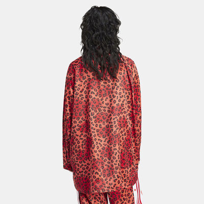 adidas Originals Women's Leopard Luxe Shirt Red adidas Originals Women's Leopard Luxe Shirt Red