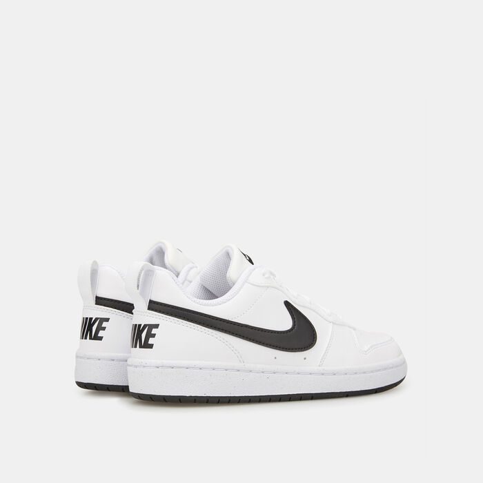 Nike Kids' Court Borough Low Recraft Shoes White Nike Kids' Court Borough Low Recraft Shoes White image number 2