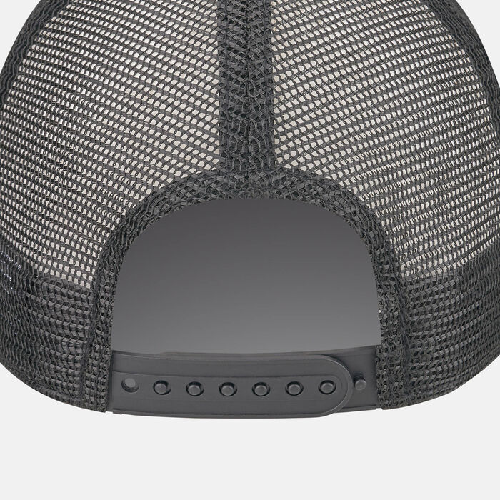 New Era Men's Chicago Bulls Logo Overlay A-Frame Trucker Cap Black New Era Men's Chicago Bulls Logo Overlay A-Frame Trucker Cap Black image number 1