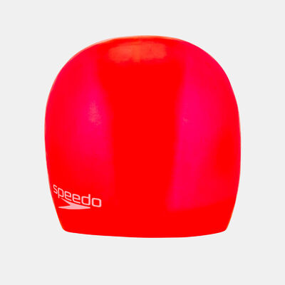 Speedo Plain Moulded Cap Red