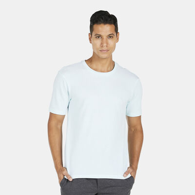 Sun and Sand Sports Men's Jacquard T-Shirt Blue Sun and Sand Sports Men's Jacquard T-Shirt Blue