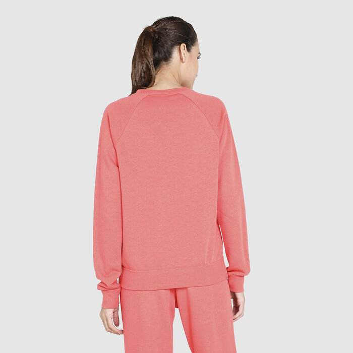 Nike Women's Sportswear Essential Fleece T-Shirt Orange Nike Women's Sportswear Essential Fleece T-Shirt Orange image number 1