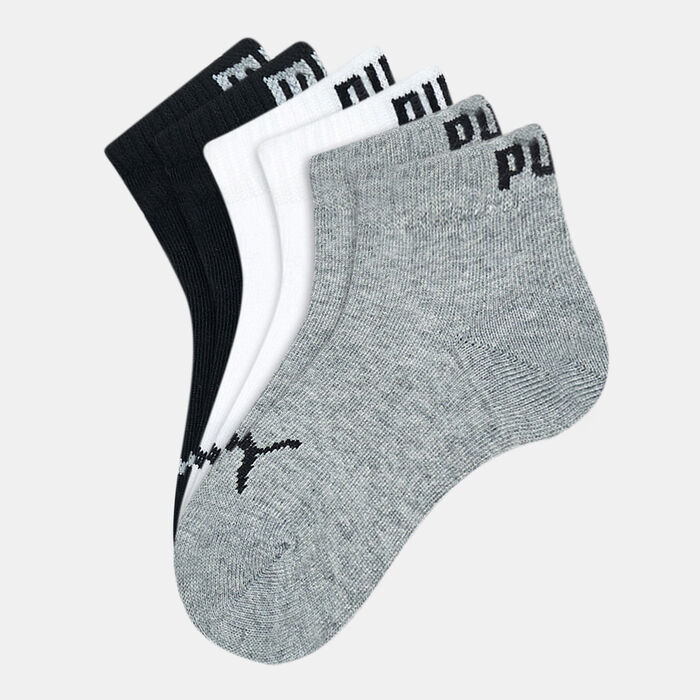 PUMA Kids' Quarter Socks (2 Pack) Black PUMA Kids' Quarter Socks (2 Pack) Black image number 0