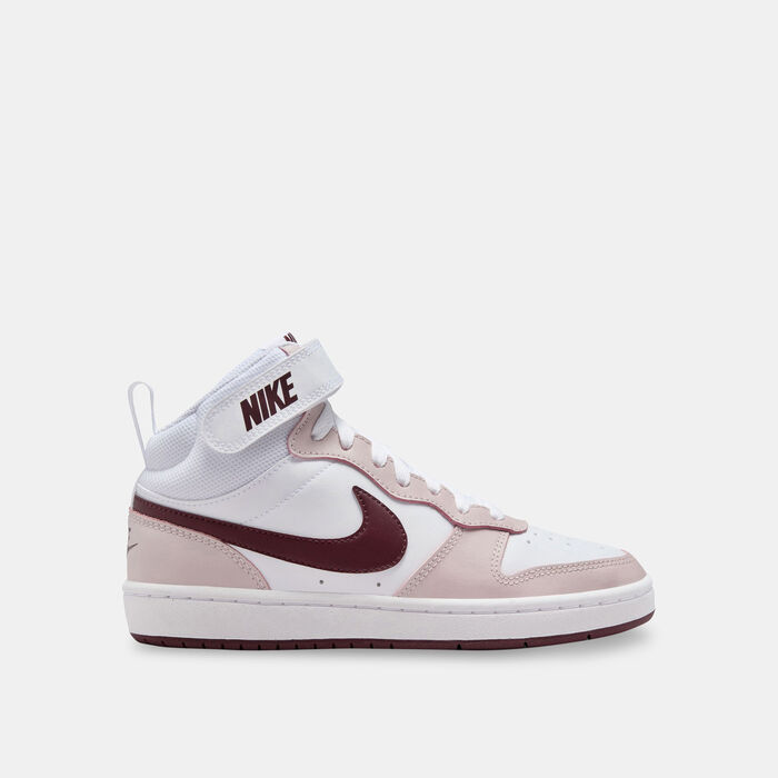 Nike Kids' Court Borough Mid 2 Shoes Purple Nike Kids' Court Borough Mid 2 Shoes Purple image number 0