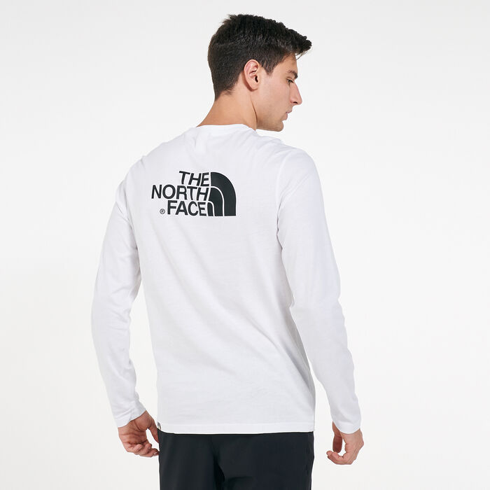 The North Face Men's Easy Long Sleeve Shirt White image number 1