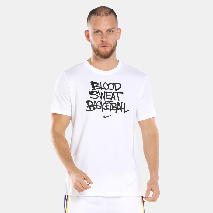 Nike Men's Dri-FIT Basketball T-Shirt White Nike Men's Dri-FIT Basketball T-Shirt White image number 0