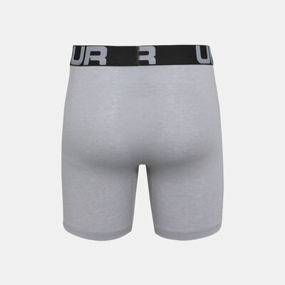 Under Armour Men's 6-Inch Boxerjock Brief (3-Pack) Grey