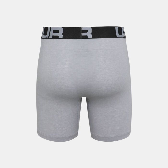 Under Armour Men's 6-Inch Boxerjock Brief (3-Pack) Grey Under Armour Men's 6-Inch Boxerjock Brief (3-Pack) Grey image number 1