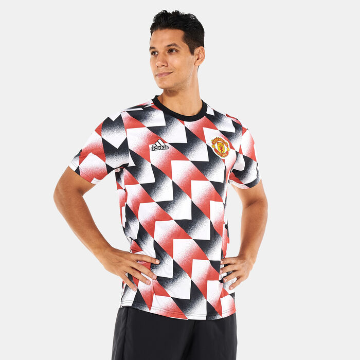 adidas Men's Manchester United Pre-Match Jersey - 2022/23 Multi adidas Men's Manchester United Pre-Match Jersey - 2022/23 Multi image number 0