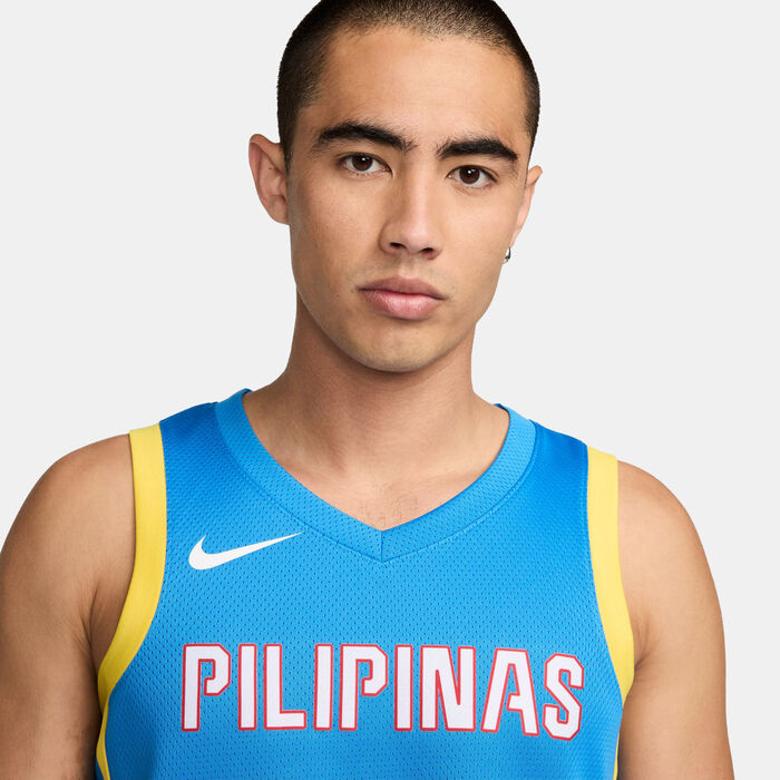 Nike Men's Team Phillipines Limited Road Basketball Jersey Blue image number 3