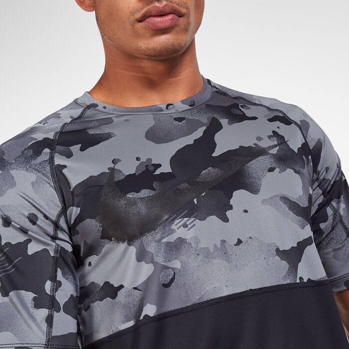Nike Men's Slim Camo T-Shirt Green Nike Men's Slim Camo T-Shirt Green image number 3