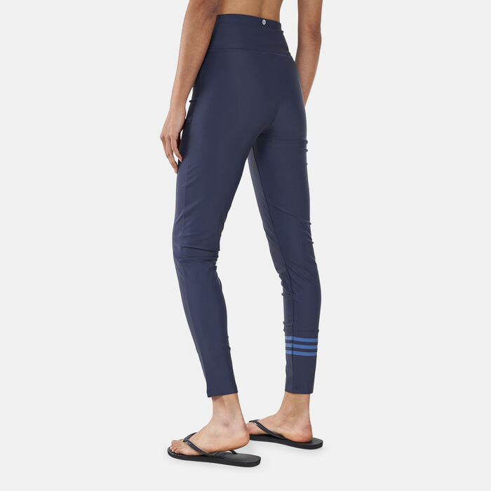 adidas Women's 3-Stripes Swimming Pant Blue image number 1