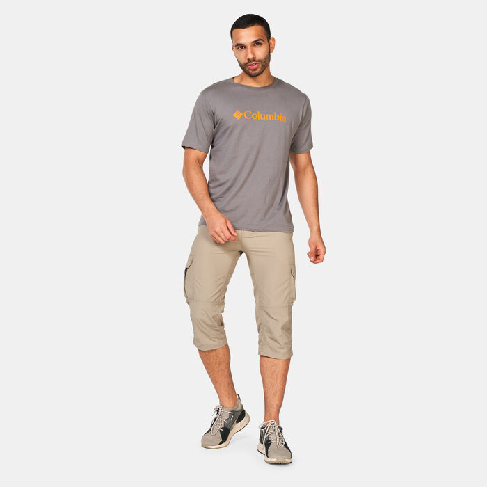 Columbia Men's Silver Ridge II Hiking Capri Pants Brown Columbia Men's Silver Ridge II Hiking Capri Pants Brown image number 2