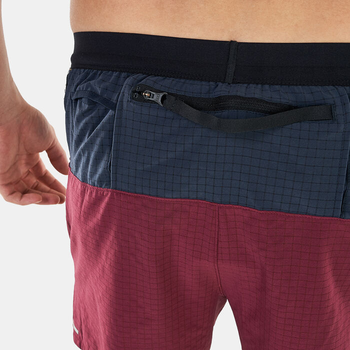 Nike Men's Dri-FIT Trail Flex Stride 5 Shorts Red Nike Men's Dri-FIT Trail Flex Stride 5 Shorts Red image number 3