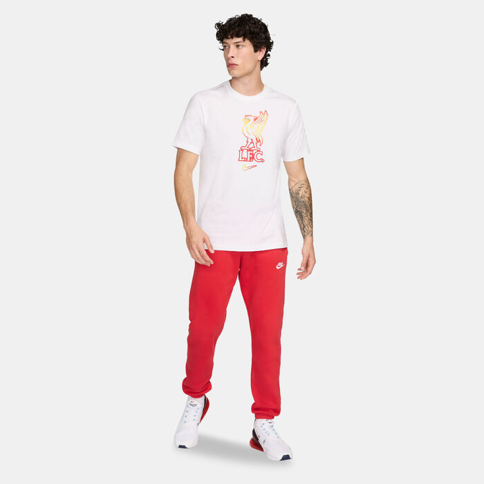 Nike Men's Liverpool Crest T-Shirt White Nike Men's Liverpool Crest T-Shirt White image number 2