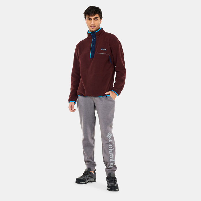 Columbia Men's Helvetia™ Half Snap Fleece Sweatshirt Purple Columbia Men's Helvetia™ Half Snap Fleece Sweatshirt Purple image number 2