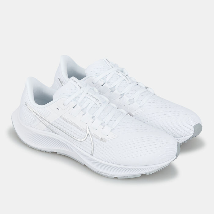 Nike Women's Air Zoom Pegasus 38 Shoe White image number 1