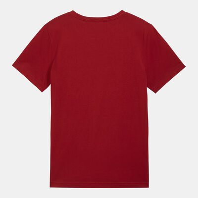 PUMA Kids' Essentials+ Two Tone Logo T-Shirt Red PUMA Kids' Essentials+ Two Tone Logo T-Shirt Red
