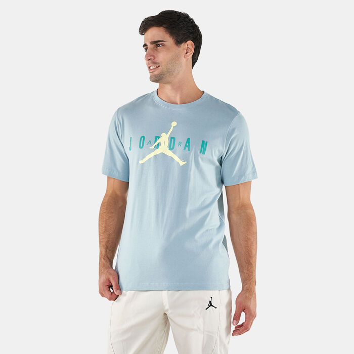 Jordan Men's Air Wordmark T-Shirt Green image number 0