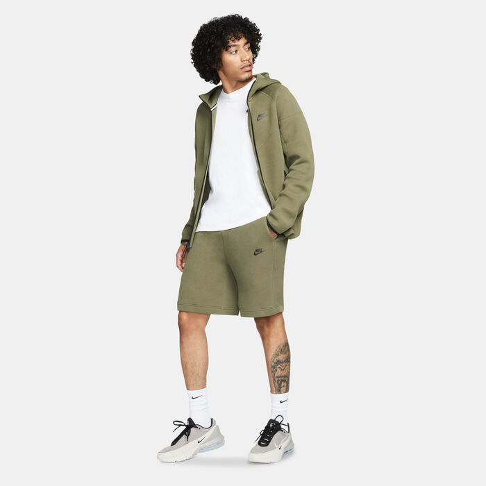 Nike Men's Sportswear Tech Fleece Shorts Green Nike Men's Sportswear Tech Fleece Shorts Green image number 5