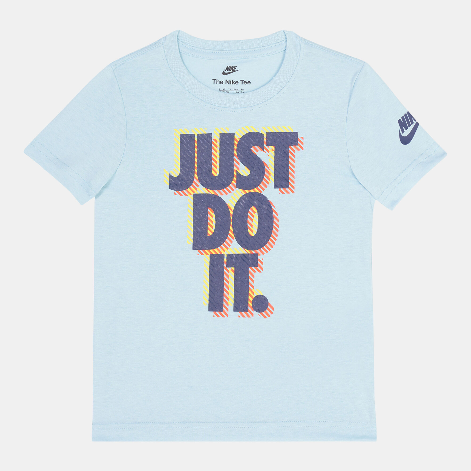 Kids 3D Graphic T Shirt Baby Toddler Blue Nike in Qatar SSS