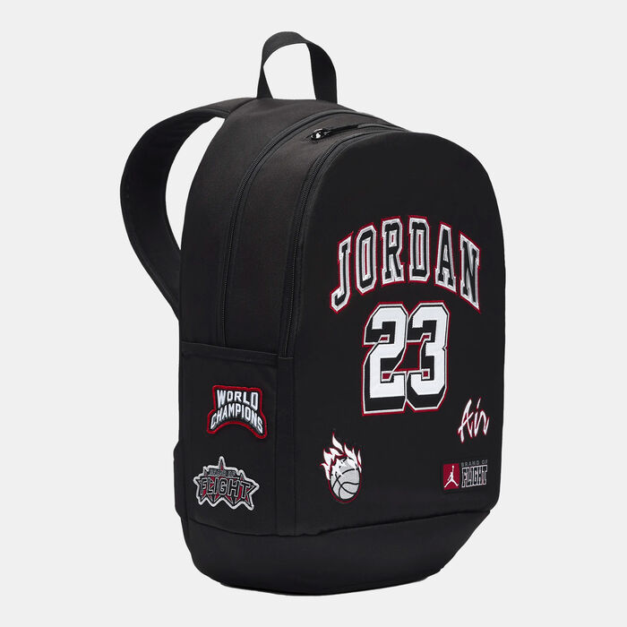Jordan Kids' Jordan Patch Backpack Black Jordan Kids' Jordan Patch Backpack Black image number 2