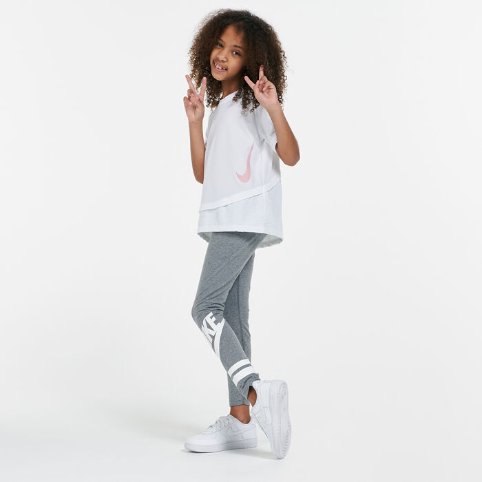 Nike Kids' Dri-FIT Instacool T-Shirt White Nike Kids' Dri-FIT Instacool T-Shirt White image number 2