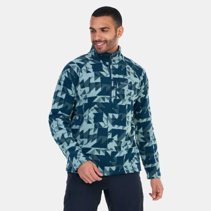 Columbia Men's Fast Trek™ Printed Sweatshirt Blue Columbia Men's Fast Trek™ Printed Sweatshirt Blue image number 0