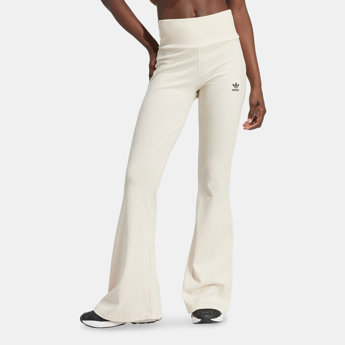 adidas Originals Women's Essentials Flared Leggings Beige adidas Originals Women's Essentials Flared Leggings Beige image number 0