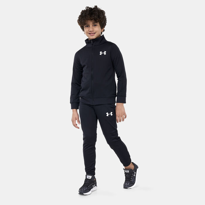 Under Armour Kids' UA Knit Tracksuit Black Under Armour Kids' UA Knit Tracksuit Black image number 0