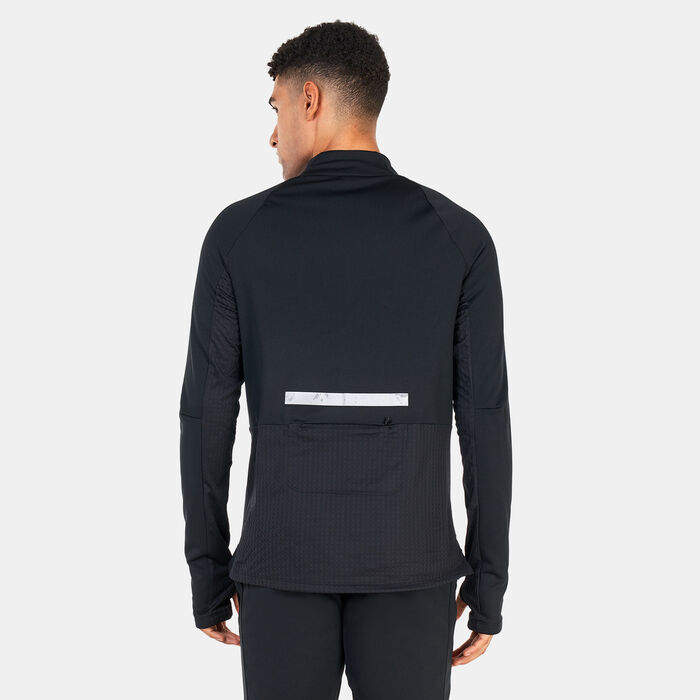 Nike Men's Therma-FIT Run Division 1/2-Zip Running Top Black Nike Men's Therma-FIT Run Division 1/2-Zip Running Top Black image number 1