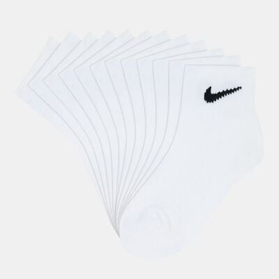 Nike Kids' Mesh Cushioned Ankle Socks (6 Pack) (Little Kids) White
