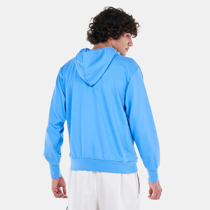 Nike Men's Dri-FIT Standard Issue Basketball Hoodie Blue image number 1