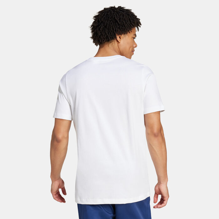 adidas Men's Real Madrid DNA Graphic T-Shirt White image number 1