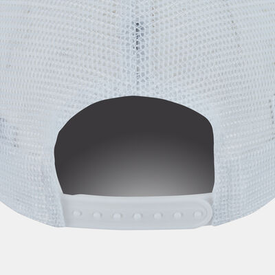 New Era Men's License Plate Trucker Cap Black