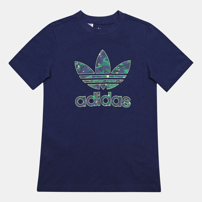 adidas Originals Kids' Camo T-Shirt Black adidas Originals Kids' Camo T-Shirt Black image number 0