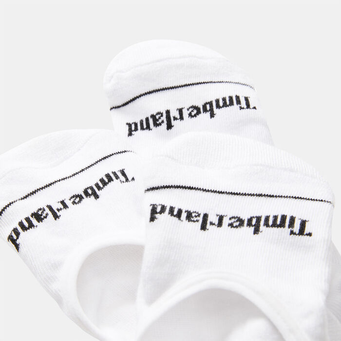 Timberland Men's Invisible Liner Socks (3 Pack) White Timberland Men's Invisible Liner Socks (3 Pack) White image number 1