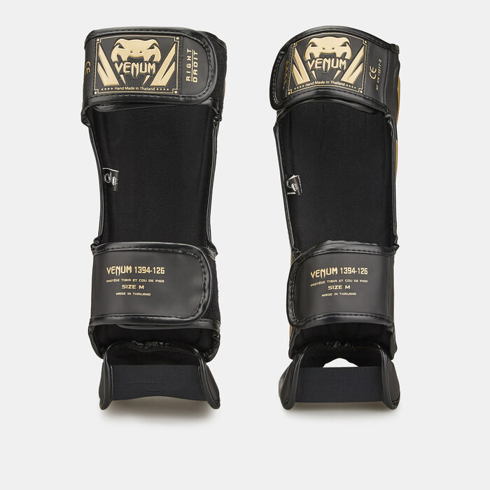 Venum Elite Standup Shin Guards Black Venum Elite Standup Shin Guards Black image number 1