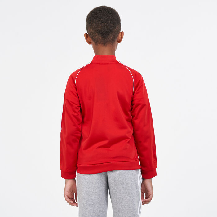 adidas Originals Kids' Adicolor Superstar Track Jacket Red adidas Originals Kids' Adicolor Superstar Track Jacket Red image number 1