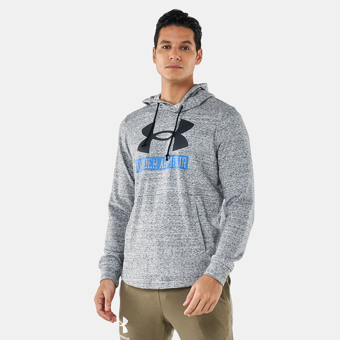 Under Armour Men's UA Rival Terry Logo Hoodie White image number 0