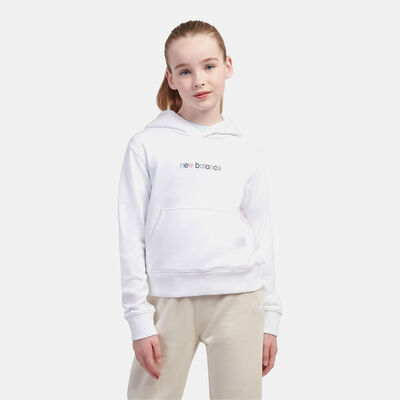 New Balance Kids' Graphic Hoodie White