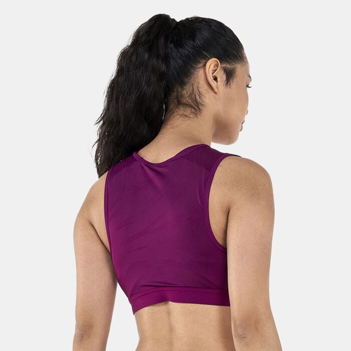 Nike Women's Air Dri-FIT Swoosh Sports Bra Red Nike Women's Air Dri-FIT Swoosh Sports Bra Red image number 1