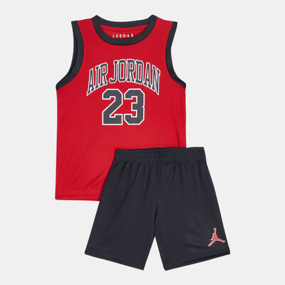 Jordan Kids' Jersey and Shorts Set Black