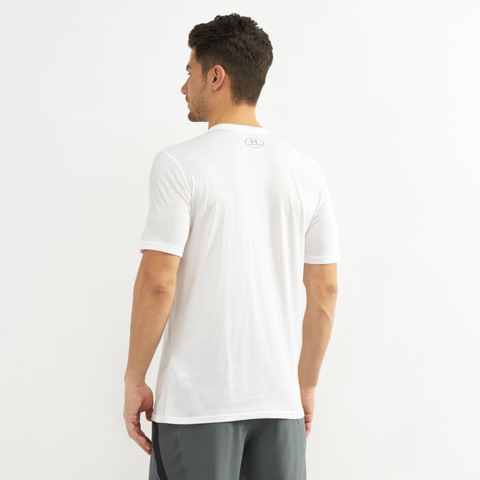 Under Armour Men's Team Issue Wordmark Graphic T-Shirt White image number 1