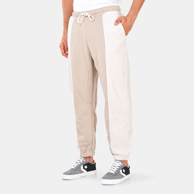 Converse Paneled Knit Joggers Brown