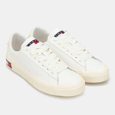 Tommy Hilfiger Women's Vulcanized Flatform Shoe Beige