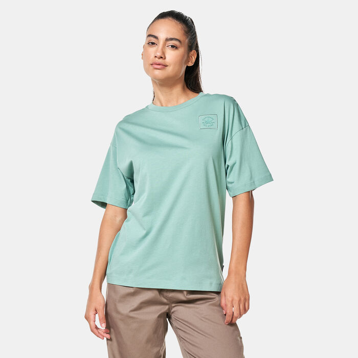 Converse Women's Chuck Taylor Logo T-Shirt Green Converse Women's Chuck Taylor Logo T-Shirt Green image number 0